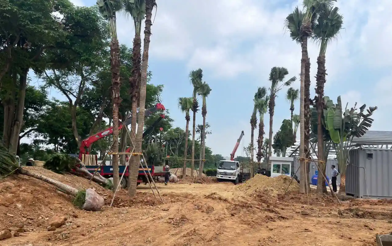 Bắt đầu thi công tại Flamingo Forest City Đông Anh