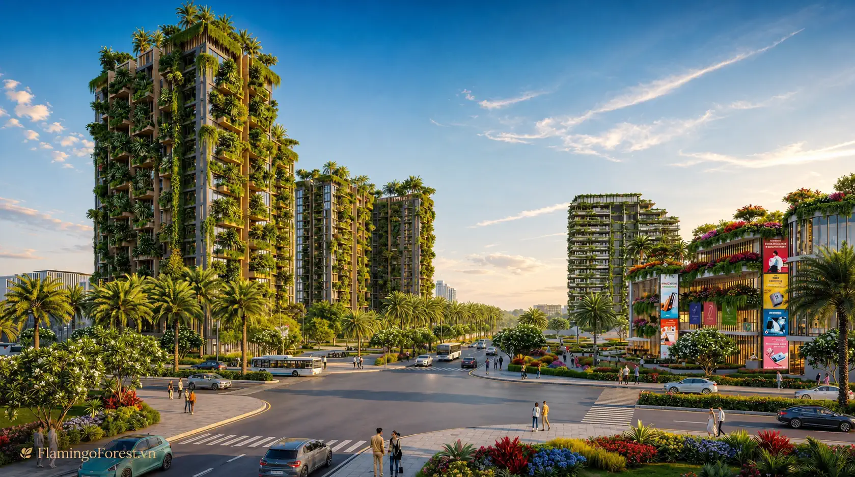 Forest In The Sky Residence dòng căn hộ xanh tại Flamingo Forest City Đông Anh